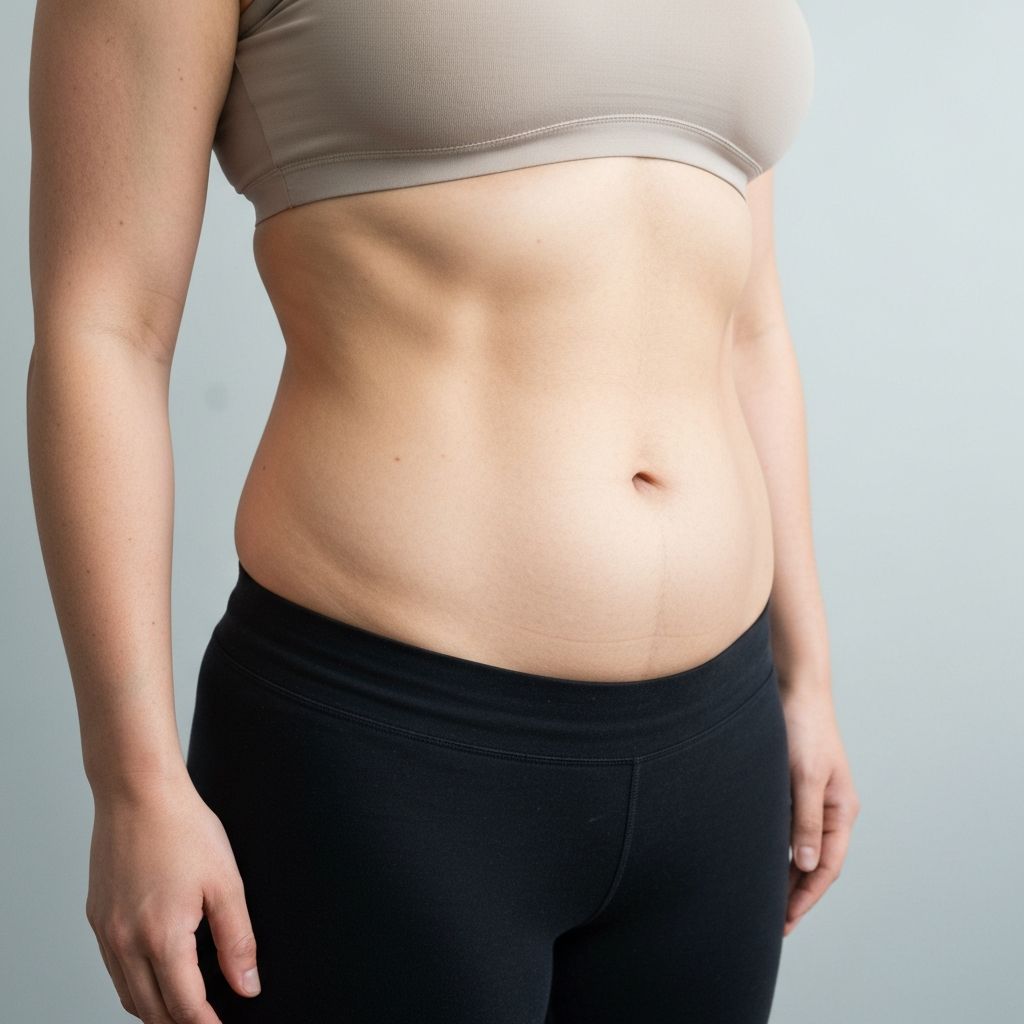 Before Laser Lipo - Stomach